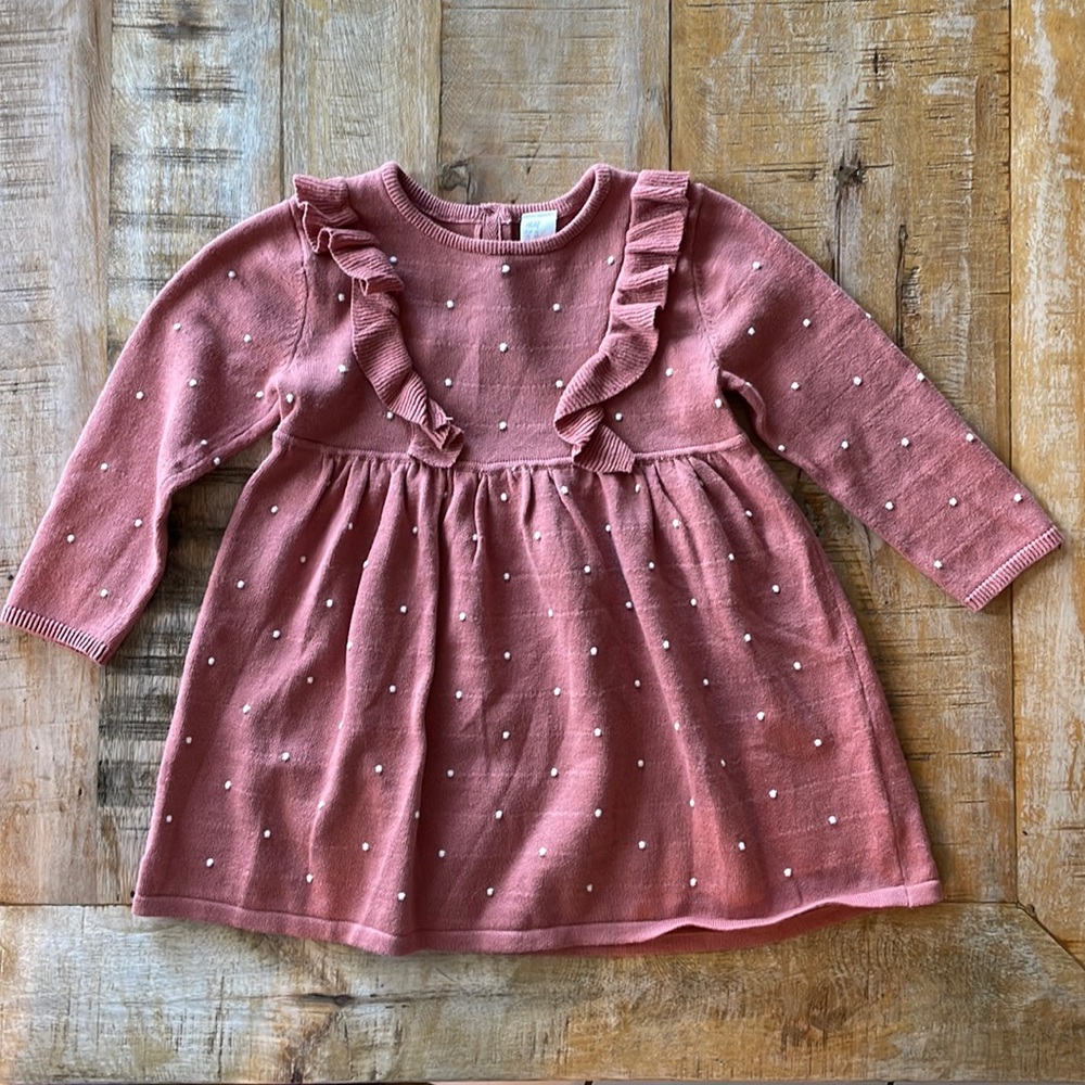 H&M girls sweater dress 2t